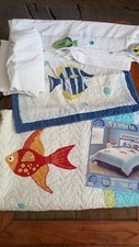 Mini conjunto de colcha My World colorida náutica do mar comprar usado  Enviando para Brazil
