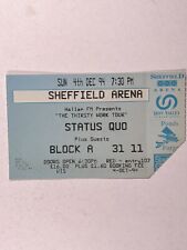 Status quo ticket for sale  PRESTON