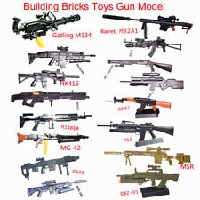Boneco modelo arma brinquedo montagem escala 1/6 Gatling AK47 QBZ MG62 HK416 MP7 MG42 98K comprar usado  Enviando para Brazil
