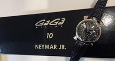 Usado, Relógio de pulso GaGa Milano para Neymar Jr. Estrume Slim 46 350/500 Ltd. Edição e caixa comprar usado  Enviando para Brazil