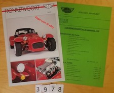 Donkervoort s8at prospectus d'occasion  Meyzieu