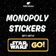 Usado, MONOPOLY STAR WARS GO ALBUM 1⭐2⭐3⭐4⭐5⭐ ADESIVOS ⚡ (ENTREGA BARATA E RÁPIDA) ⚡ comprar usado  Enviando para Brazil