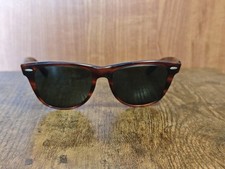 VINTAGE RAY BAN BL BROWN WAYFARER ACETATE EYEGLASSES FRAME MADE IN USA #X54 comprar usado  Enviando para Brazil