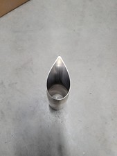 Tubo de ponta de escape de gota de lágrima de aço inoxidável 3,0" *VENDA COM DEFEITO* Leia a descrição  comprar usado  Enviando para Brazil