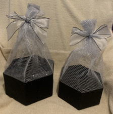 Black satin covered for sale  Council Bluffs