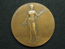 Medaille bronze 75mm d'occasion  Montaigu