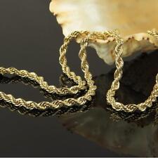 CADENA ESTILO CORDA DE ORO AMARILLO DE 18 KT ELECTRO PLATINADO, usado comprar usado  Enviando para Brazil
