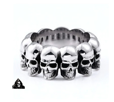 Skulls biker ring for sale  WIRRAL