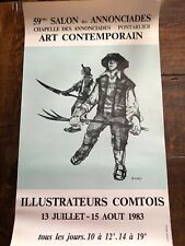 Lot affiches expositions d'occasion  Saint-Hippolyte