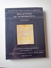 Volume bollettino numismatica usato  Italia