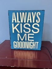 Always kiss goodnight for sale  AYLESBURY