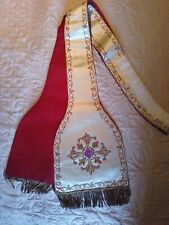 Ancienne etole satin d'occasion  Genouillac