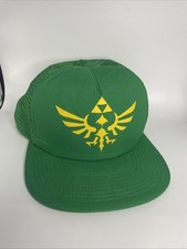 Chapéu caminhoneiro Legend of Zelda Triforce logotipo Snapback malha verde ajustável comprar usado  Enviando para Brazil