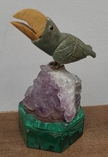 Vintage bird amethyst d'occasion  Expédié en Belgium
