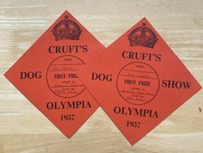 Vintage crufts dog for sale  TELFORD