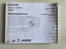 Bedienungsanleitung fujifilm x gebraucht kaufen  Leipzig