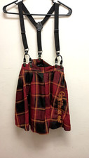 Saia xadrez pequena feminina Harry Potter Grifinória com suspensórios. comprar usado  Enviando para Brazil