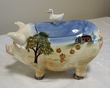 Ceramic pig cookie for sale  Portland