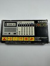 Calculadora e caixa de relógio Casio Voice TA-1000 1983  comprar usado  Enviando para Brazil