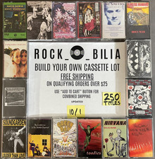 $1 & UP PUNK ALTERNATIVE GRUNGE BUILD YR CASSETTE LOT FREE SHIP ORDERS OVER $25 comprar usado  Enviando para Brazil