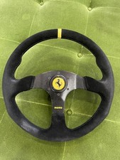 Volante Ferrari f355 couro camurça momo com boss #QO25BZ, usado comprar usado  Enviando para Brazil