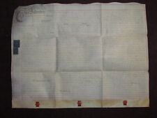 1785 vellum indenture for sale  NORTHWICH