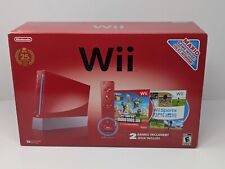 Console Nintendo Wii 25º aniversário edição limitada vermelho completo na caixa -Em perfeito estado - comprar usado  Enviando para Brazil