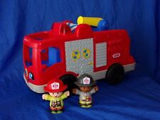 Camión de bomberos Fisher Price Little People Helping Others con luces y sonidos probados segunda mano  Embacar hacia Mexico