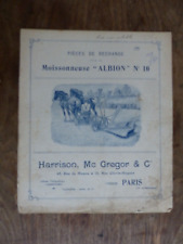 Brochure agricultural catalogu d'occasion  Expédié en Belgium