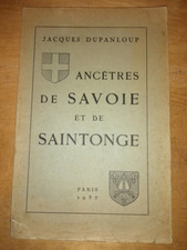Genealogie ancetres savoie d'occasion  Gençay
