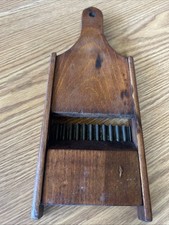 Cortador/cortador vintage primitivo portátil de madeira de frutas/vegetais 12”x4,25” comprar usado  Enviando para Brazil
