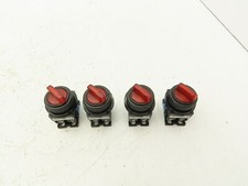 Fuji elétrico vermelho iluminado interruptor de 2 posições 30mm 600V 10A 30v lâmpada lote de 4, usado comprar usado  Enviando para Brazil