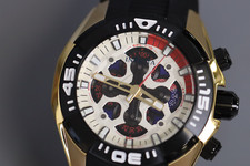 INVICTA S1 Rally Masculino 48mm Aço Inoxidável Dourado + Preto Azul + Mostrador Marfim VD56 comprar usado  Enviando para Brazil