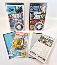 PSP Grand Theft Auto GTA Vice City & Liberty City Stories z instrukcjami i mapami na sprzedaż  Wysyłka do Poland