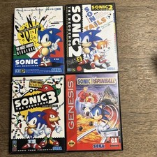 Lote de spinball Sega Mega Drive Sonic The Hedgehog 1 2 3 importado do Japão jogo de console comprar usado  Enviando para Brazil