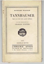 Richard wagner tannhauser d'occasion Richard wagner tannhauser d'occasion  Coutances