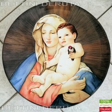 Piatto ceramica madonna usato  Deruta