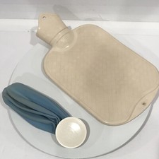 Saco de gelo Faultless Rubber Co. 1 quarto 9" e garrafa de água quente vintage Alemanha comprar usado  Enviando para Brazil