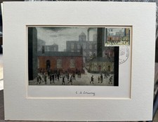 Lowry signed postcard for sale  BEDFORD
