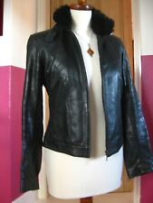 Leather jacket biker for sale  MATLOCK