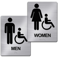 Pcs restroom sign for sale  Denver