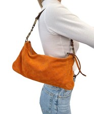 Bolsa de ombro LOUIS VUITTON vintage LV monograma Mahina Onatah PM camurça laranja comprar usado  Enviando para Brazil