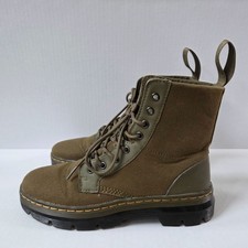 Usado, Botas de combate Dr Martens Combs femininas 9 UE 41 lona verde oliva sola de encaixe documentos comprar usado  Enviando para Brazil