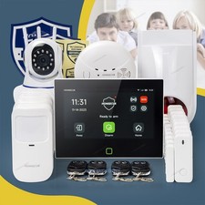 HOMSECUR Menu FR! Système 7" Alarme Intrus Sans Fil WIFI LCD avec Bouton Panique comprar usado  Enviando para Brazil