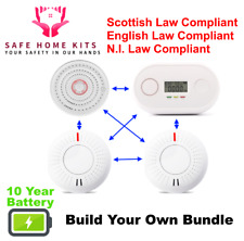 Wireless interlinked smoke for sale  GLASGOW