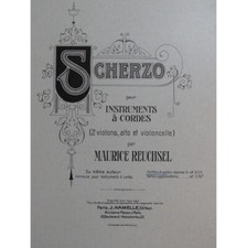 Reuchsel maurice scherzo d'occasion  Blois