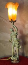1900 brass lamp d'occasion  Expédié en Belgium