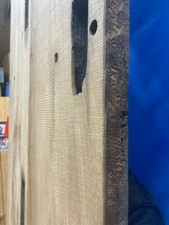 Eichentischplatte naturkante a gebraucht kaufen  Lemgo