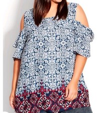 Túnica feminina Avenue ombro frio tamanho 30/32 comprar usado  Enviando para Brazil