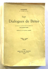 Colette. dialogues bêtes. d'occasion Colette. dialogues bêtes. d'occasion  Martigues